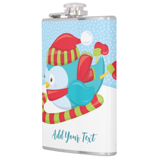 Vinyl Wrapped Flask, 8 oz. Flachmann (Links)
