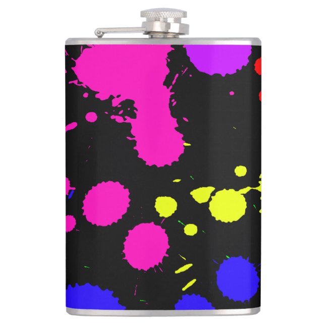 Vinyl Wrapped Flask, 8 oz. Flachmann (Vorderseite)