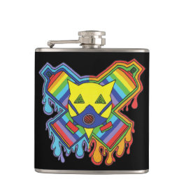Vinyl Wrapped Flask Flachmann