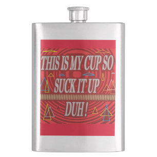 Vinyl Wrapped Flask Flachmann