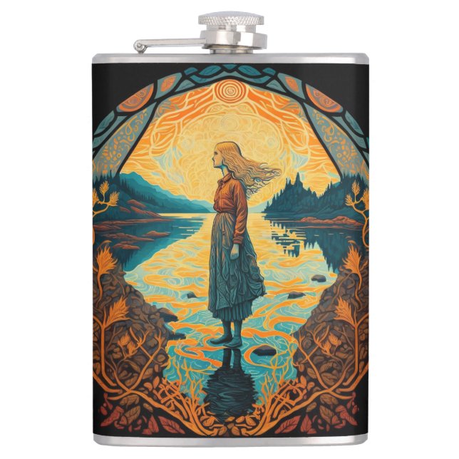 Vinyl Wrapped Flask Flachmann (Vorderseite)