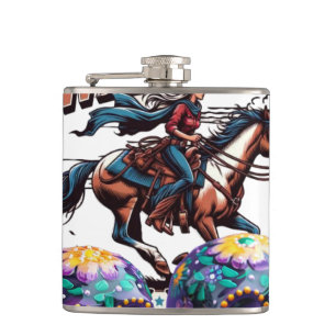 Vinyl Wrapped Flask Flachmann