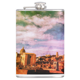 Vinyl Wrapped Flask mit benutzerdefiniertem Text Flachmann