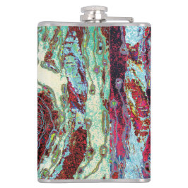 Vinyl Wrapped Flask – Strata Pulse Flachmann