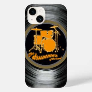 Vinylaufzeichnung ~ der Schlagzeuger Case-Mate iPhone Hülle