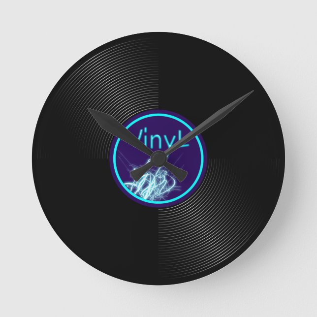 Vinylaufzeichnung LP-Album 33 Runde Wanduhr