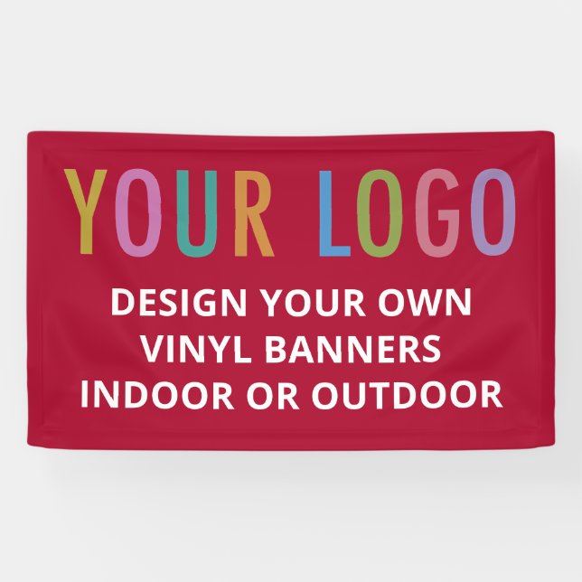 Vinylbanner mit Logo Innen- oder Außenbereich Dunk Banner (Horizontal)