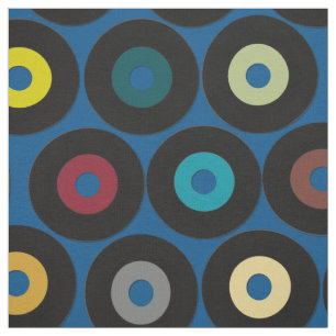 VINYLblau Stoff