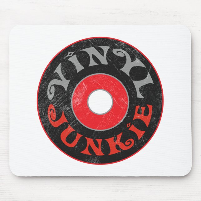 Vinyljunkie Mousepad (Vorne)