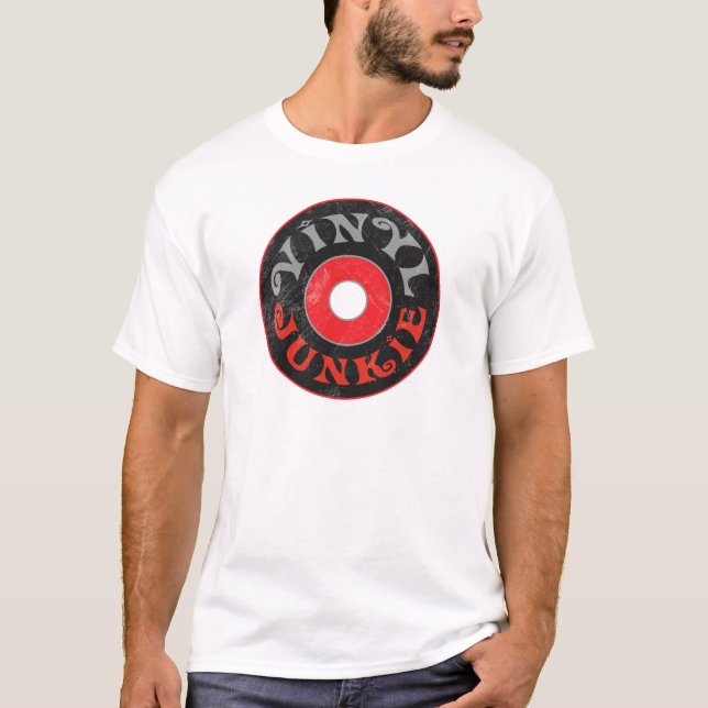 Vinyljunkie T-Shirt (Vorderseite)