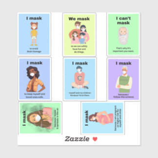 Vinylkleber der Gruppe Test6x6inch Aufkleber