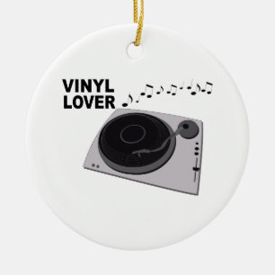 Vinylliebhaber Keramik Ornament