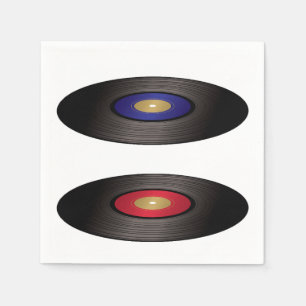 VinylPlattenen-Papierservietten Serviette