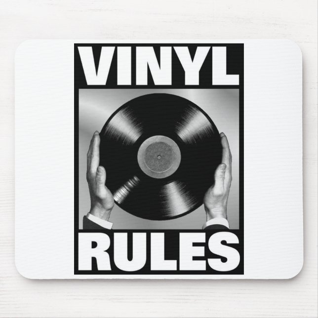 VINYLregeln Mousepad (Vorne)