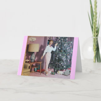 Vinylrekordabdeckungs-Weihnachtskarte Feiertagskarte