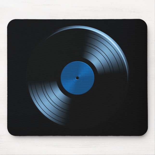 VinylRekordalbum - sehr Retro Mousepad (Vorne)