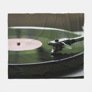 Vinylrekordspieler-Fleece-Decke Fleecedecke