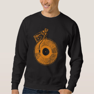Vinylrekordspieler-Turntable-Musik-Geschenk für DJ Sweatshirt