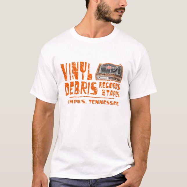 Vinylrückstand-Platten T-Shirt (Vorderseite)