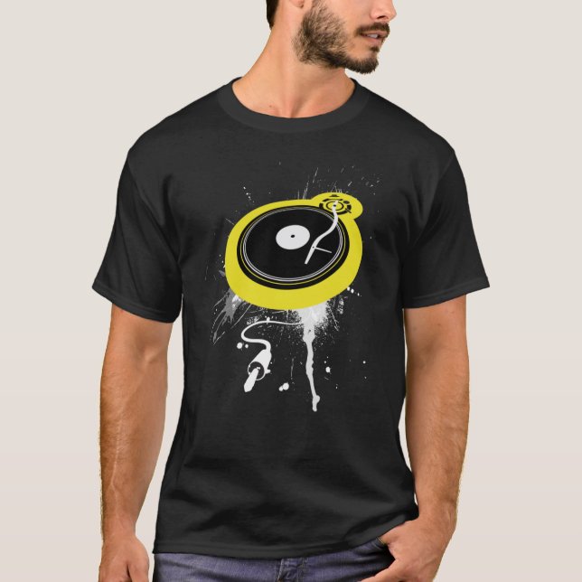 Vinylspieler T-Shirt (Vorderseite)
