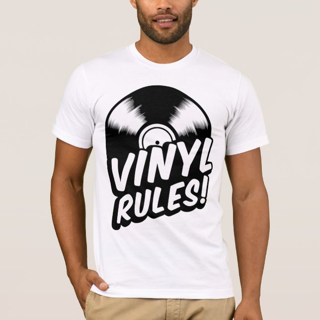 Vinylvorschriften T-Shirt (Vorderseite)