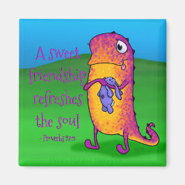 Viola das Monster, mit Anführungsmagnet Magnet