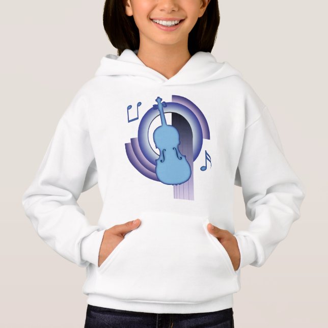 Viola Deco2 Hoodie (Vorderseite)