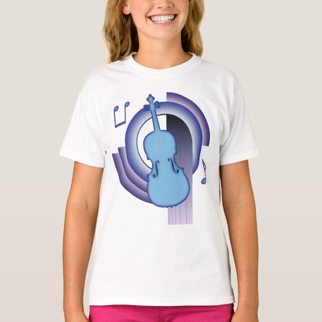 Viola Deco2 T-Shirt (Vorderseite)