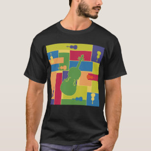 Viola Farbfelder T-Shirt