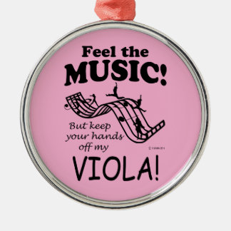 Viola Feel Musik Ornament Aus Metall