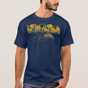 Viola Floral Violist Player Geschenk T-Shirt