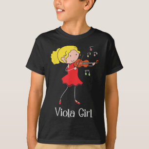 Viola Girl - Violist Symphony Band Jazz Music Lieb T-Shirt