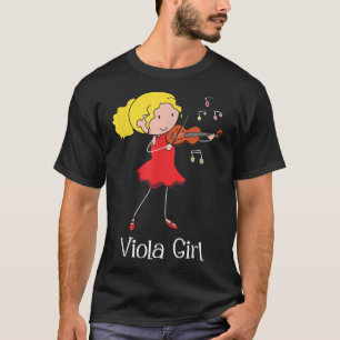 Viola Girl - Violist Symphony Band Jazz Music Lieb T-Shirt