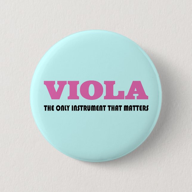 Viola-Haltungs-Musik-Geschenk Button (Vorderseite)
