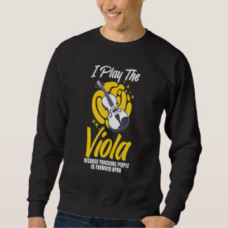 Viola Instrument Music Notes Player Lesson Beginne Sweatshirt