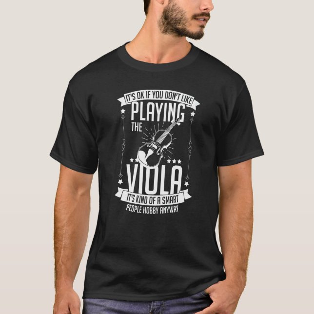 Viola Instrument Music Notes Player Lesson Beginne T-Shirt (Vorderseite)