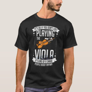 Viola Instrument Musiknotens Spielunterricht Begin T-Shirt