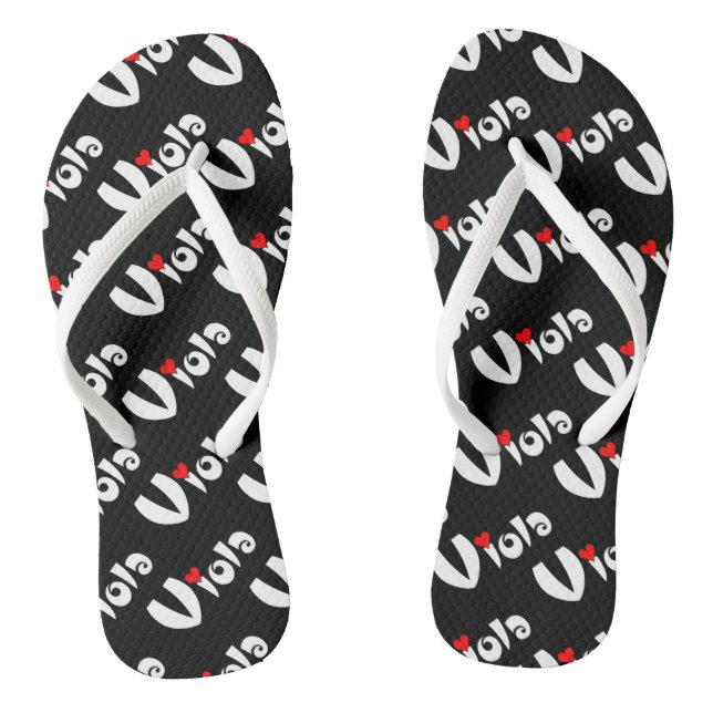 Viola Kleines Herz Flip Flops (Fußbett)