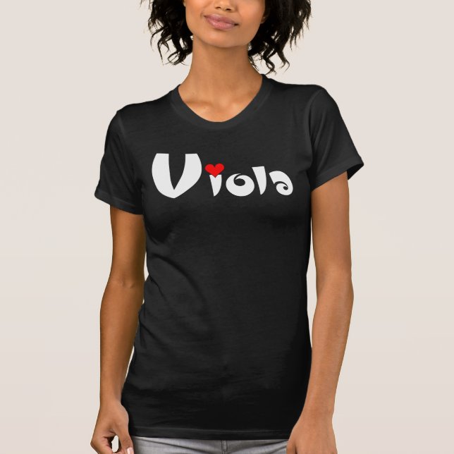 Viola Kleines Herz T-Shirt (Vorderseite)