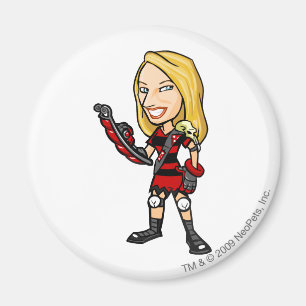 Viola Krawk Insel-Personal-Spieler Magnet