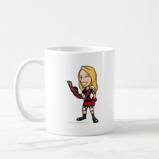 Viola Krawk Insel-Personal-Spieler Tasse (Links)