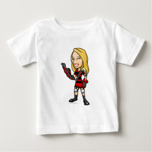 Viola Krawk Island Staff Player Baby T-shirt
