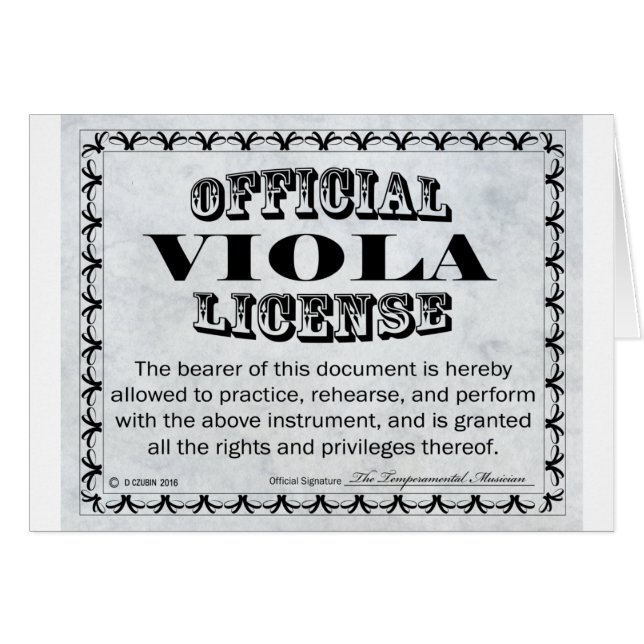 Viola Lizenz (Vorderseite (Horizontal))