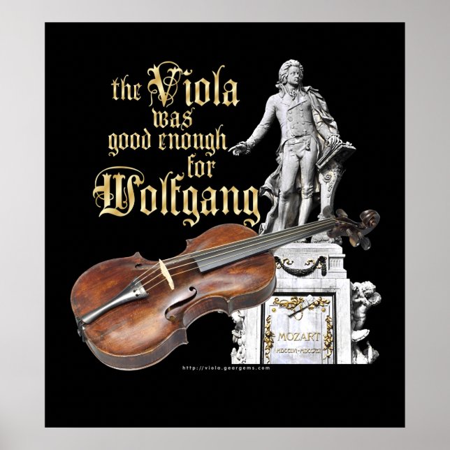 Viola & Mozart Poster (Vorne)