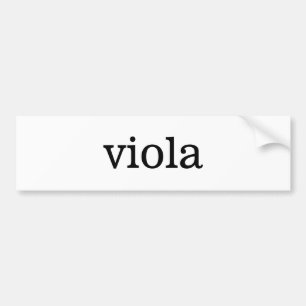 Viola Music Autoaufkleber