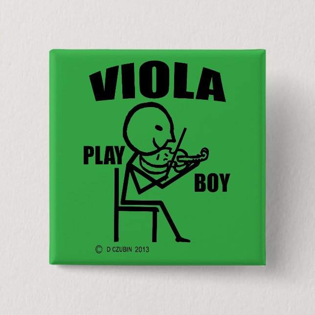 Viola Play Boy Button (Vorderseite)