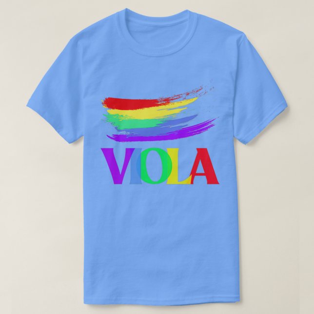 Viola Pride T-Shirt (Design vorne)