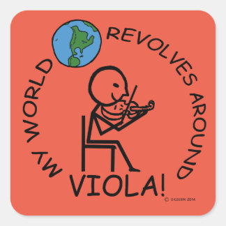 Viola - Revolten rund um den Square Sticker