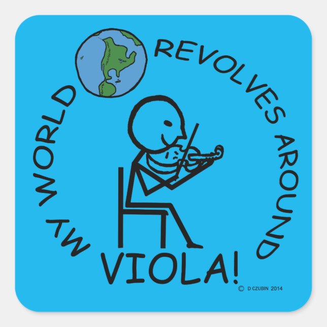 Viola - Revolten rund um den Square Sticker (Vorderseite)