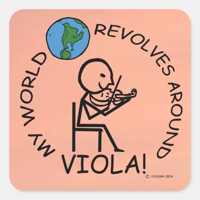 Viola - Revolten rund um den Square Sticker (Vorderseite)